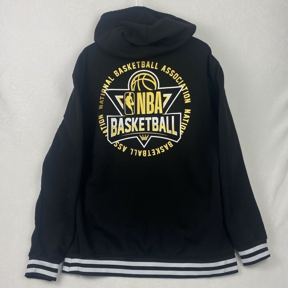 NBA Graphic Sweater Adult Extra Large Black Hoodie Sweatshirt Pullover
